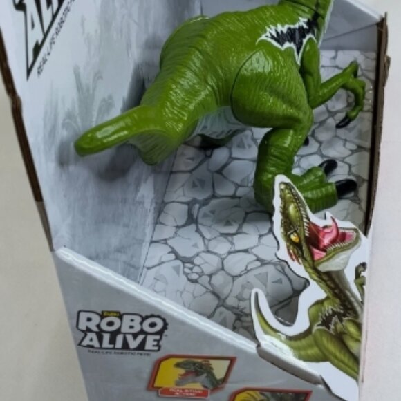 Robo Alive 🦖🦕 Dino Action Electronic Pet Raptor ZURU 🆕⌚📦🏃💨🚚 - Picture 6 of 16
